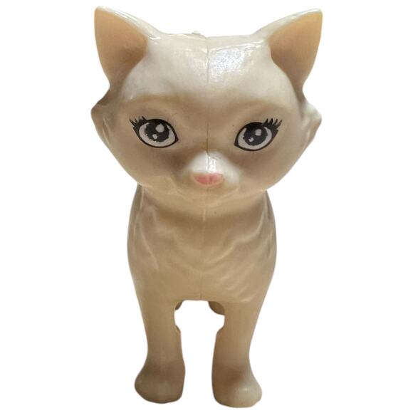 Barbie Cream Siamese Cat Pet with Articulated Legs and Painted Face - Picture 5 of 8